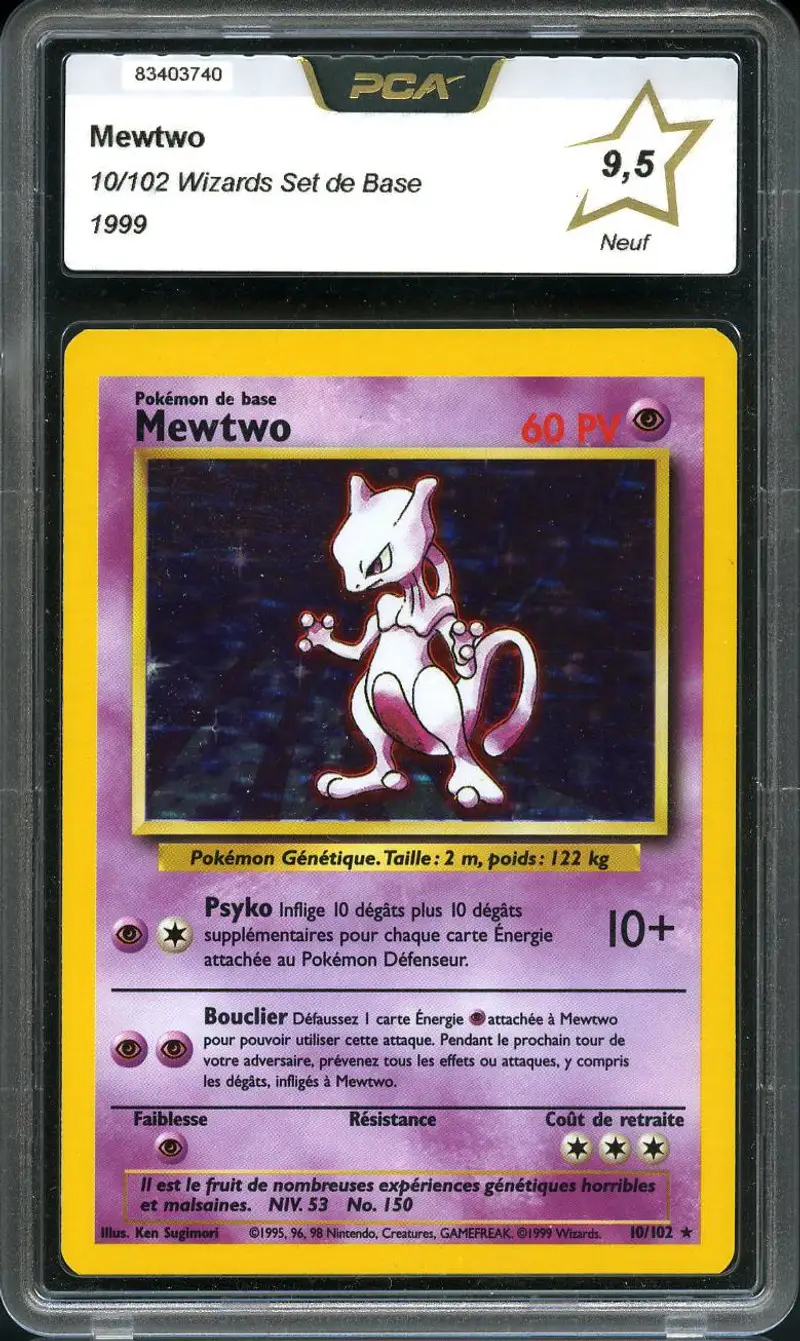 PCA 9.5 Mewtwo Holo