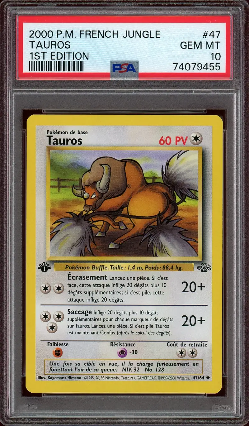 PSA 10 Tauros