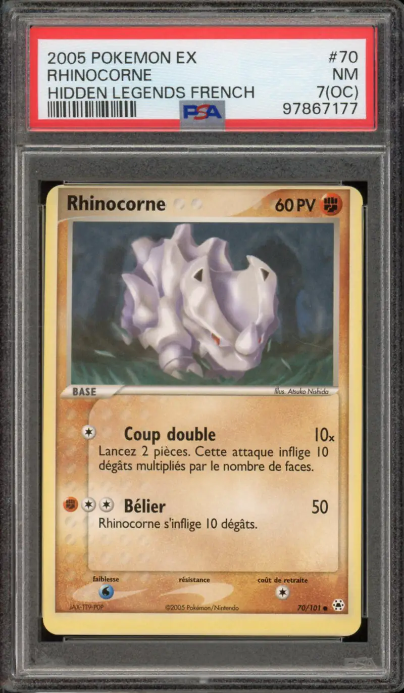 PSA 7 Rhinocorne