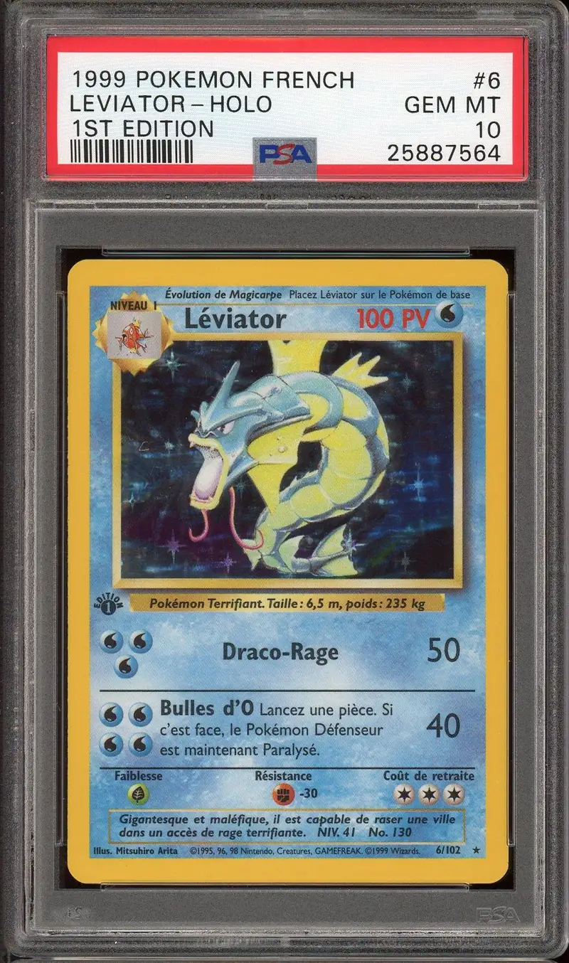 PSA 10 Léviator Holo