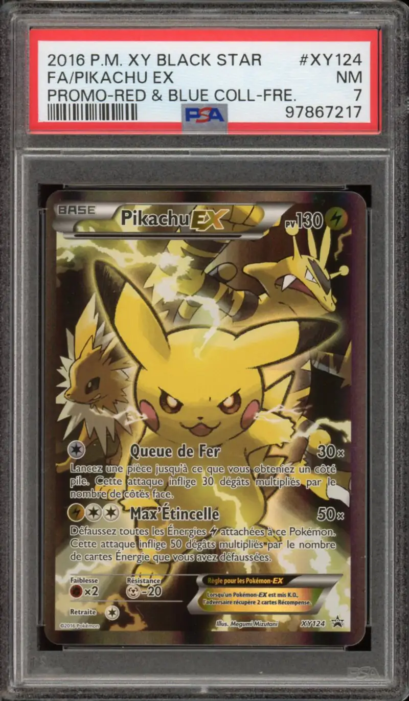 PSA 7 Pikachu Ex