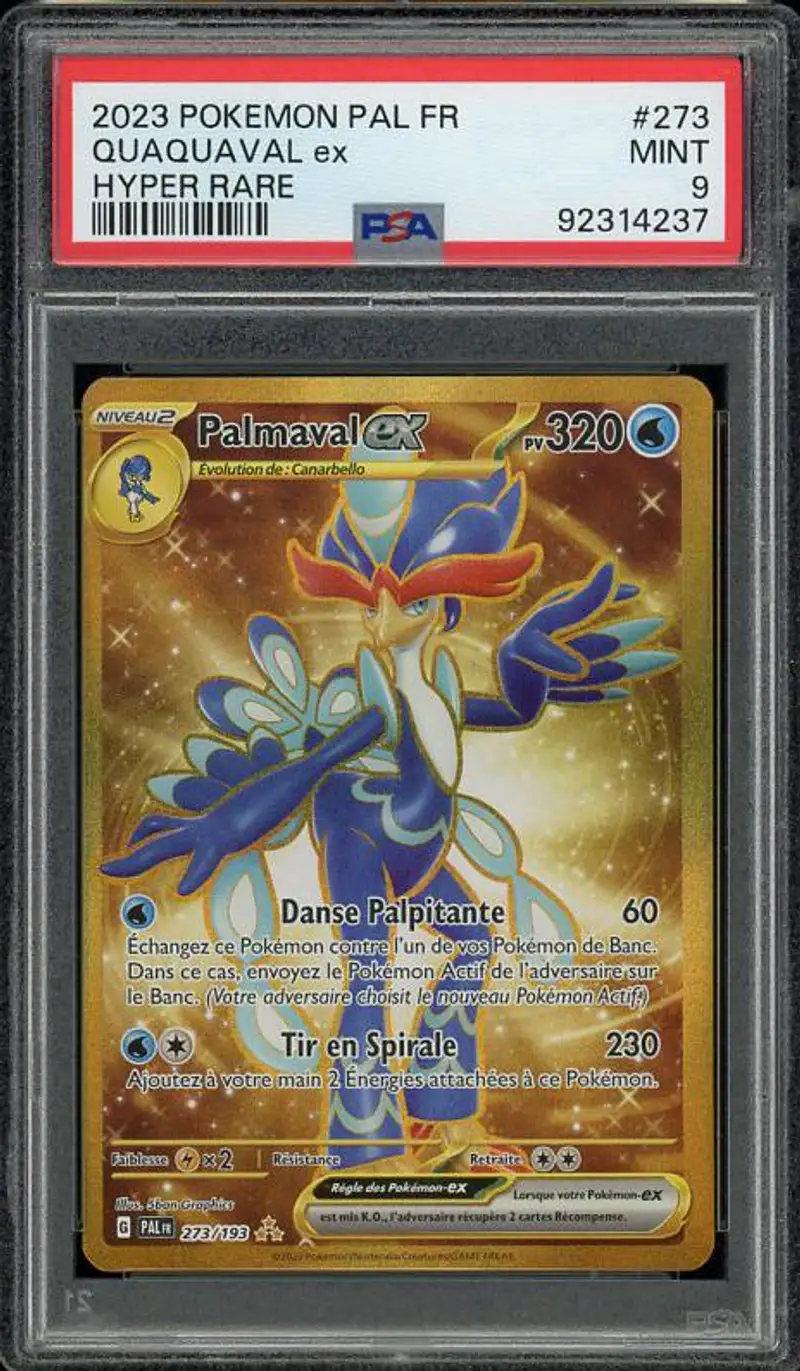 PSA 9 Palmaval Ex Gold