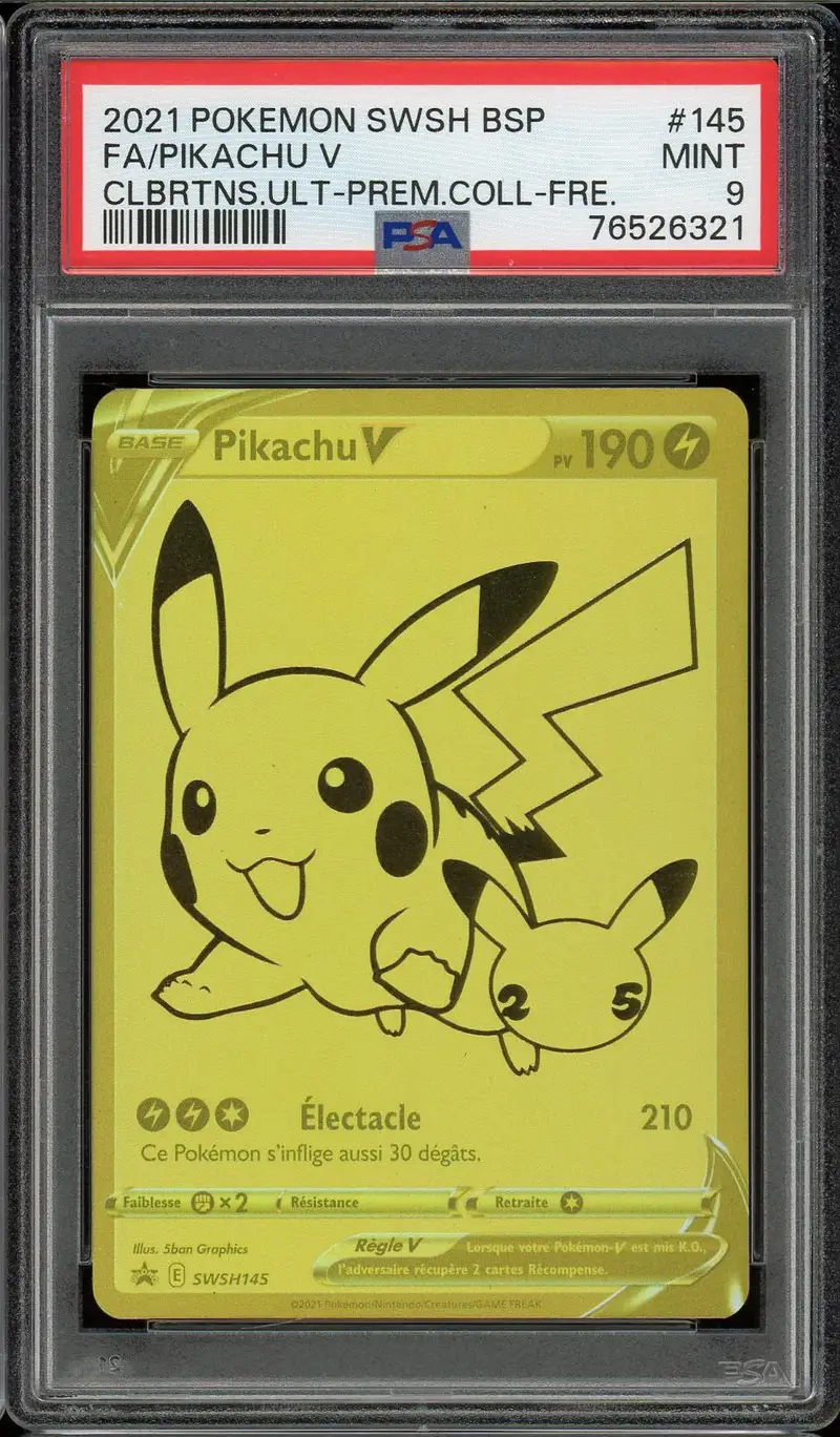 PSA 9 Pikachu V