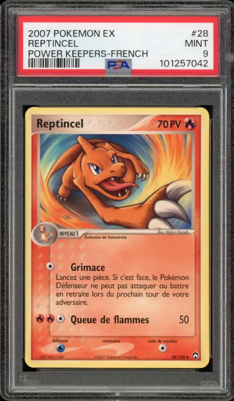 PSA 9 Reptincel