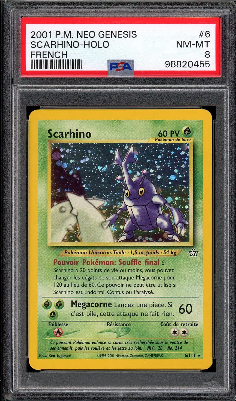 PSA 8 Scarhino Holo
