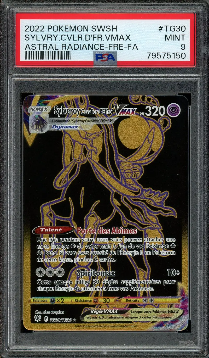 PSA 9 Sylveroy Cavalier d'Effroi VMax