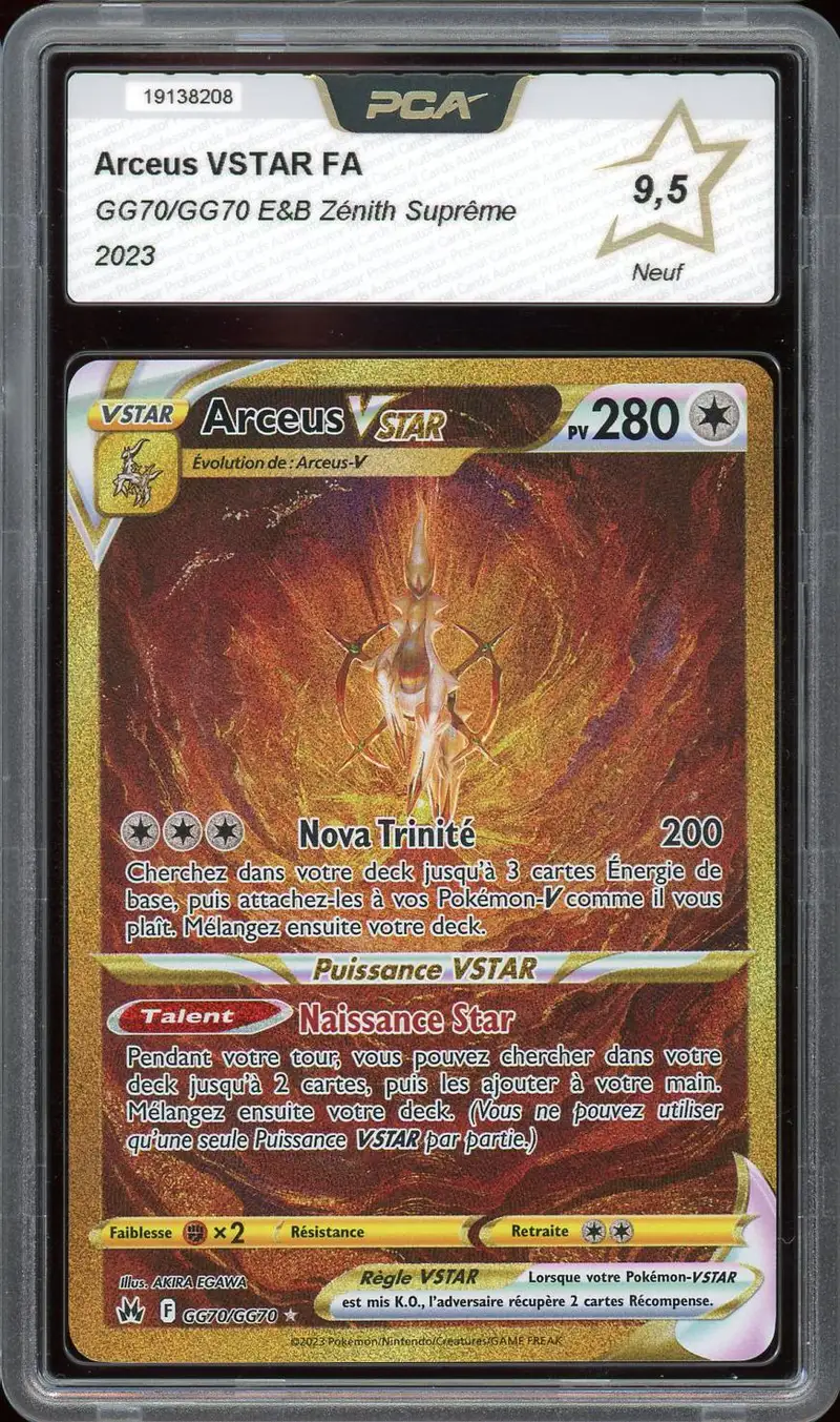 PCA 9.5 Arceus VStar Gold