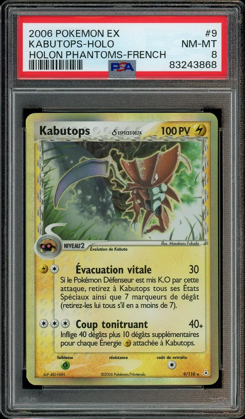 PSA 8 Kabutops Holo
