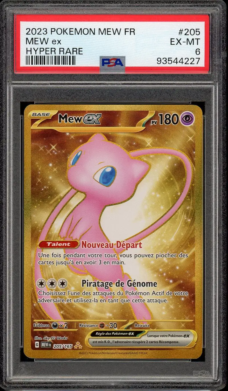 PSA 6 Mew Ex Gold