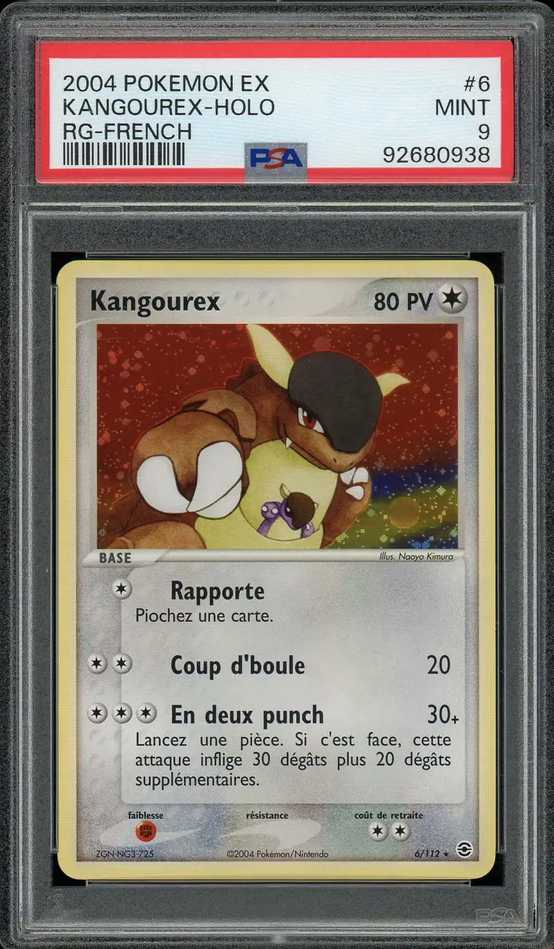 PSA 9 Kangourex Holo