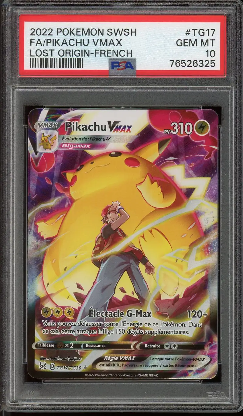 PSA 10 Pikachu VMax