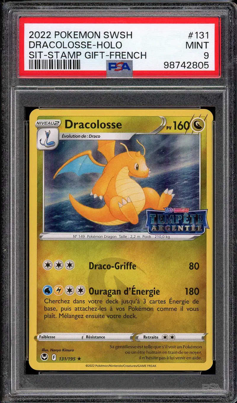 PSA 9 Dracolosse Holo