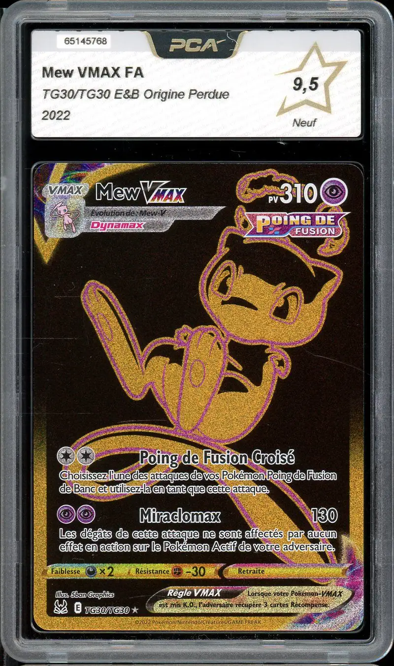 PCA 9.5 Mew VMax Gold
