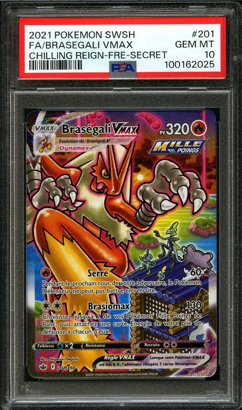 PSA 10 Braségali VMax
