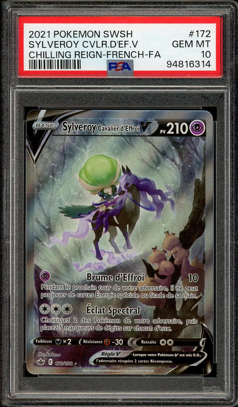 PSA 10 Sylveroy Cavalier d'Effroi V