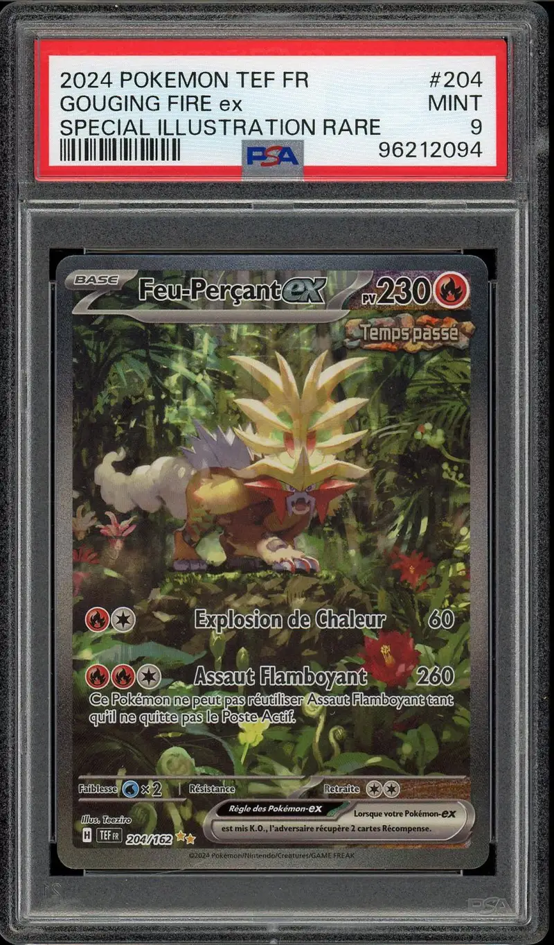 PSA 9 Feu-Perçant Ex