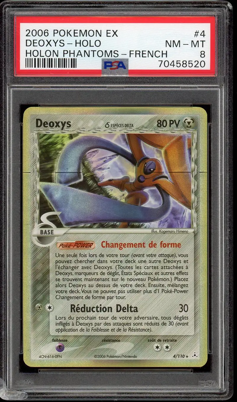 PSA 8 Deoxys Holo