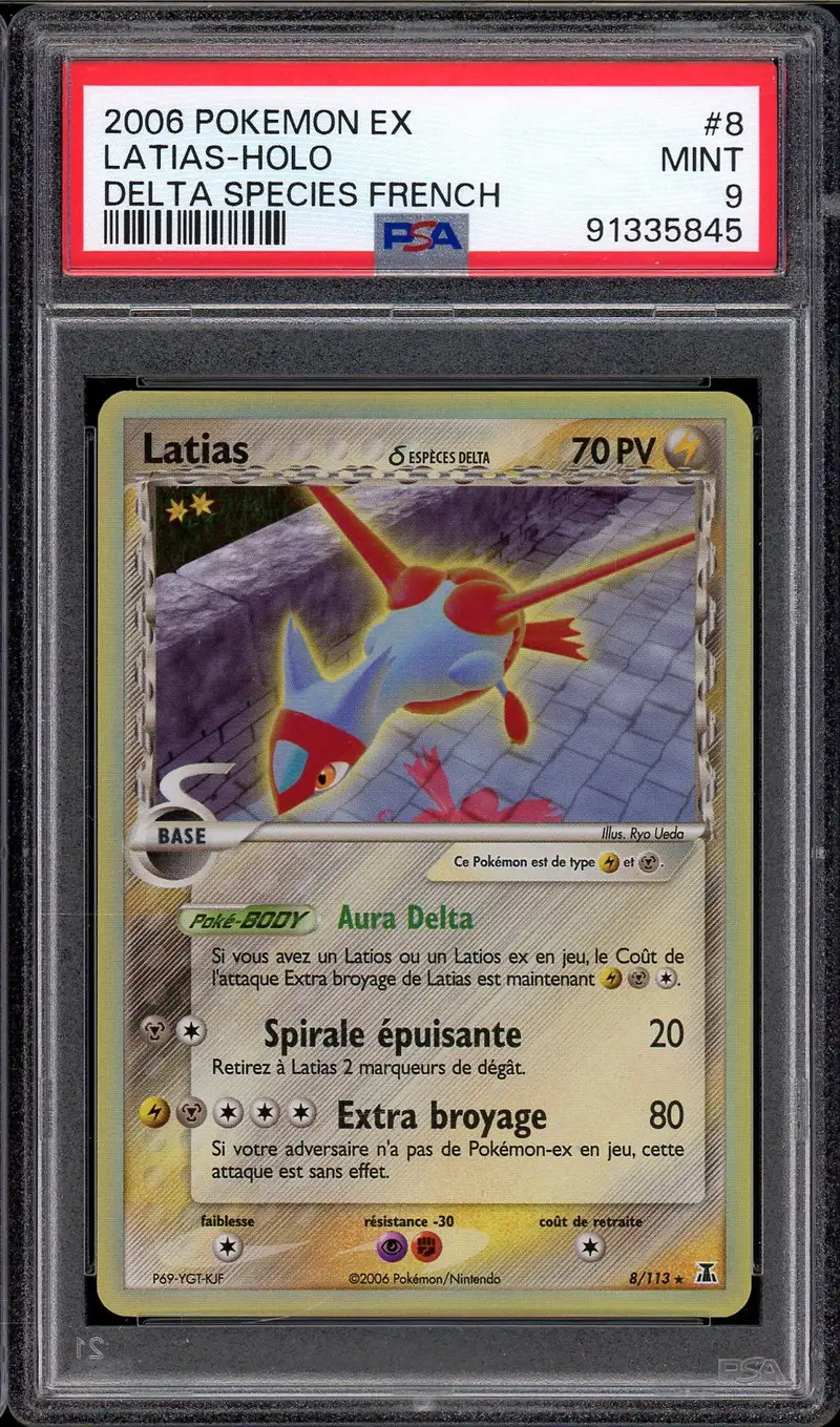 PSA 9 Latias Holo