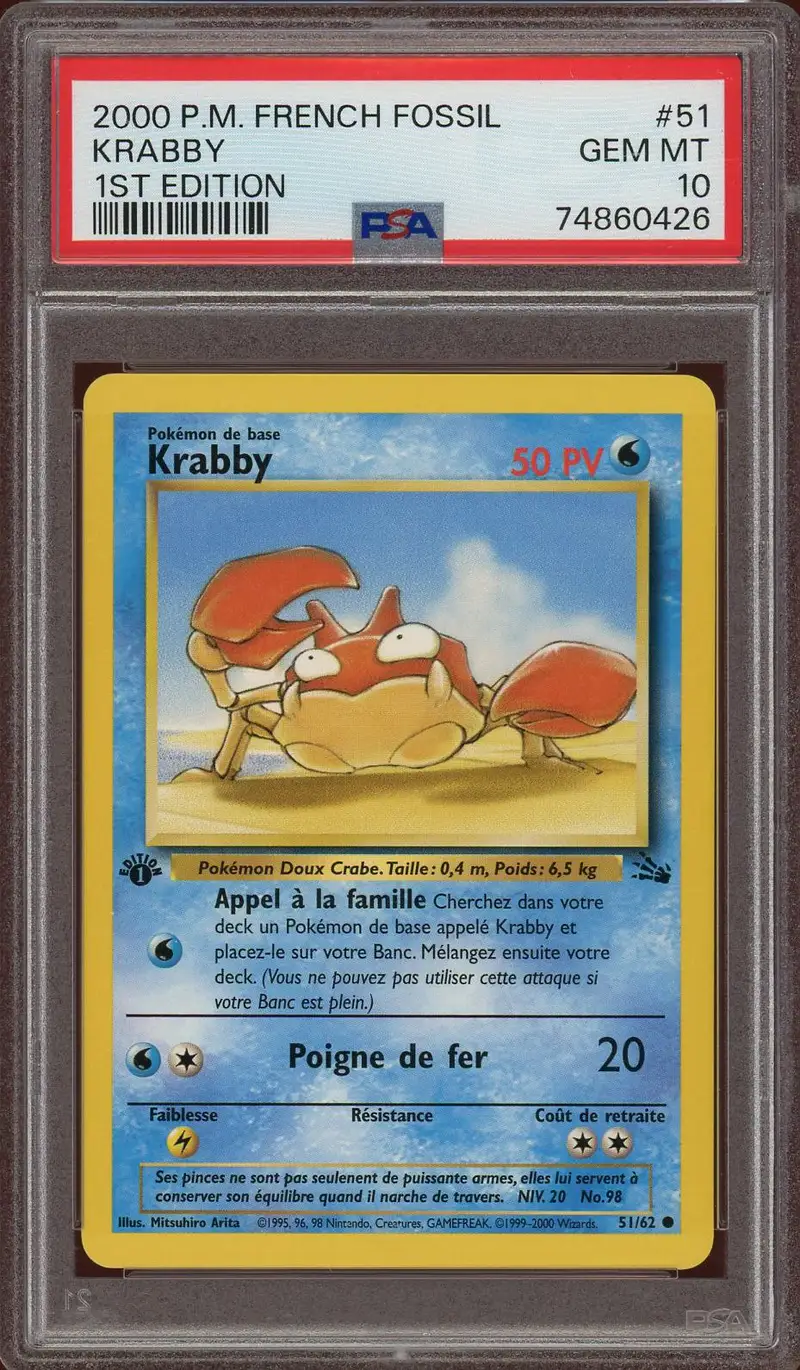 PSA 10 Krabby