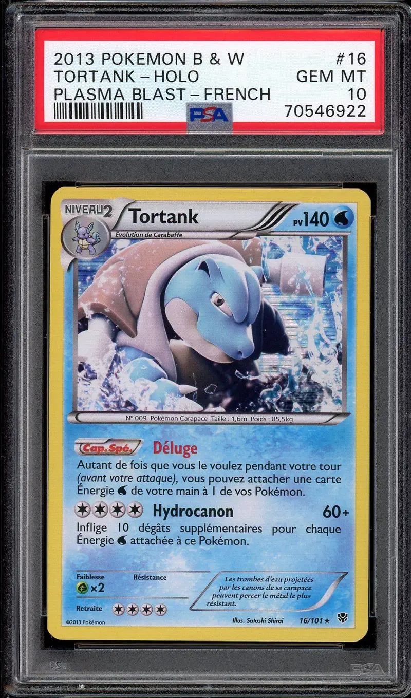 PSA 10 Tortank Holo