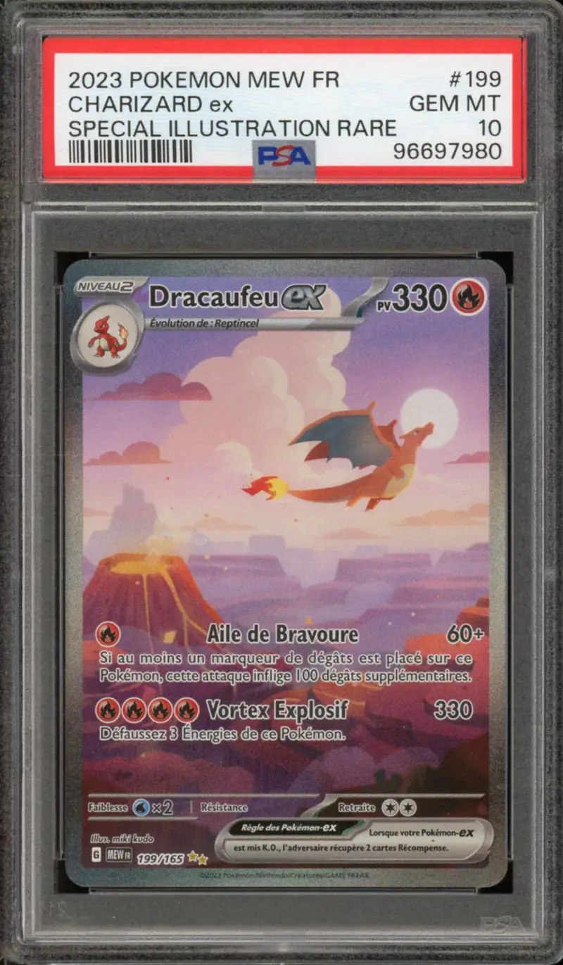 PSA 10 Dracaufeu Ex