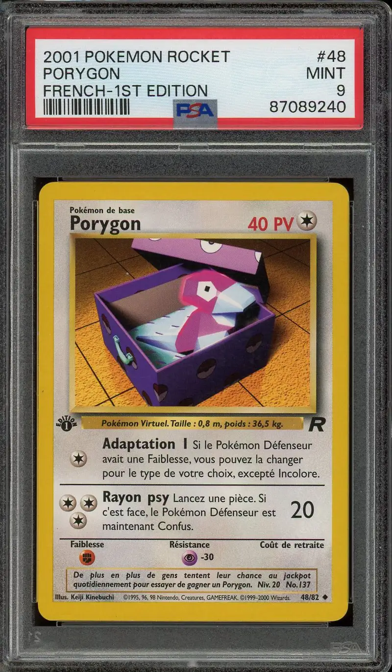 PSA 9 Porygon