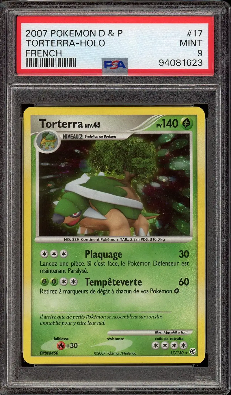 PSA 9 Torterra Holo