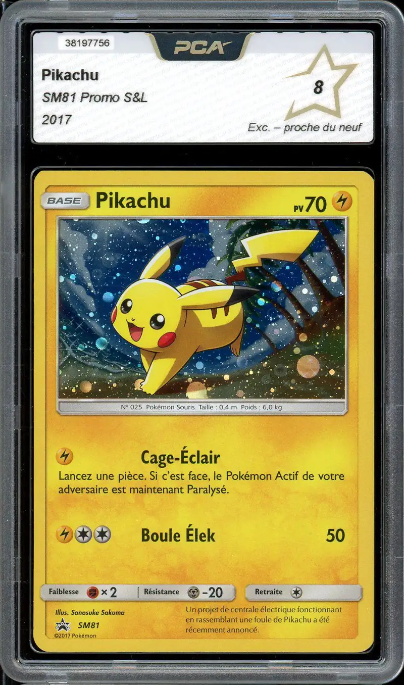 PCA 8 Pikachu Holo