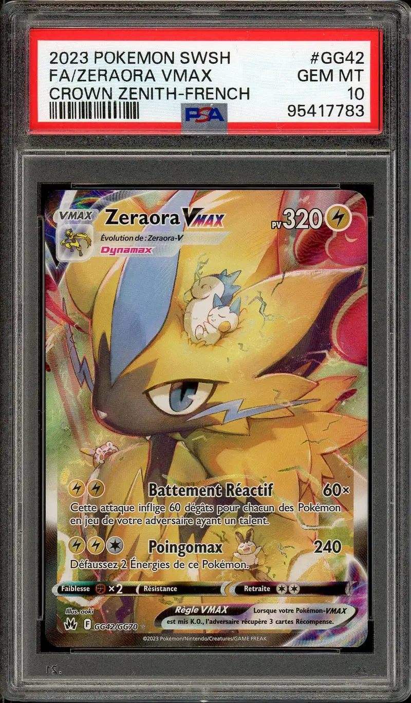 PSA 10 Zeraora VMax