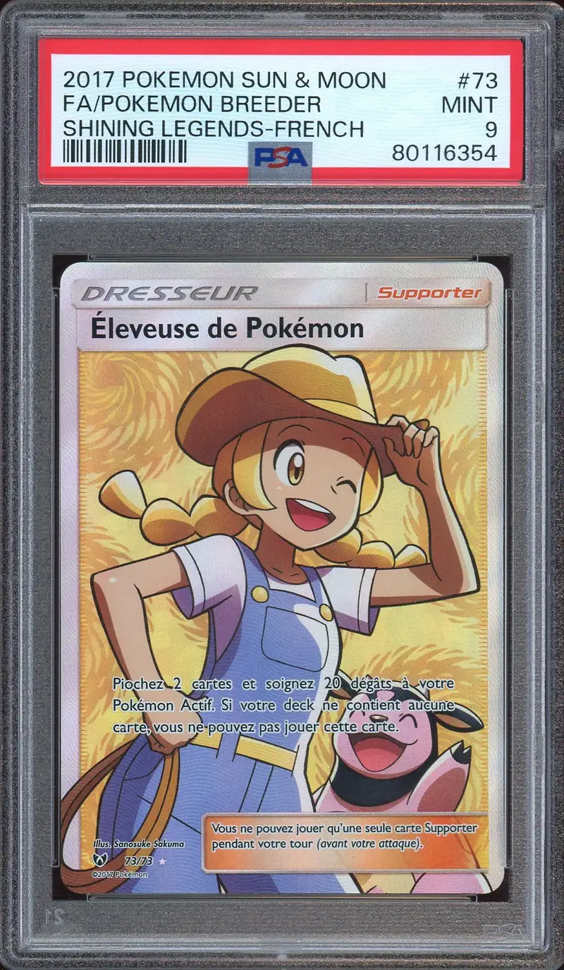 PSA 9 Eleveuse de Pokémon