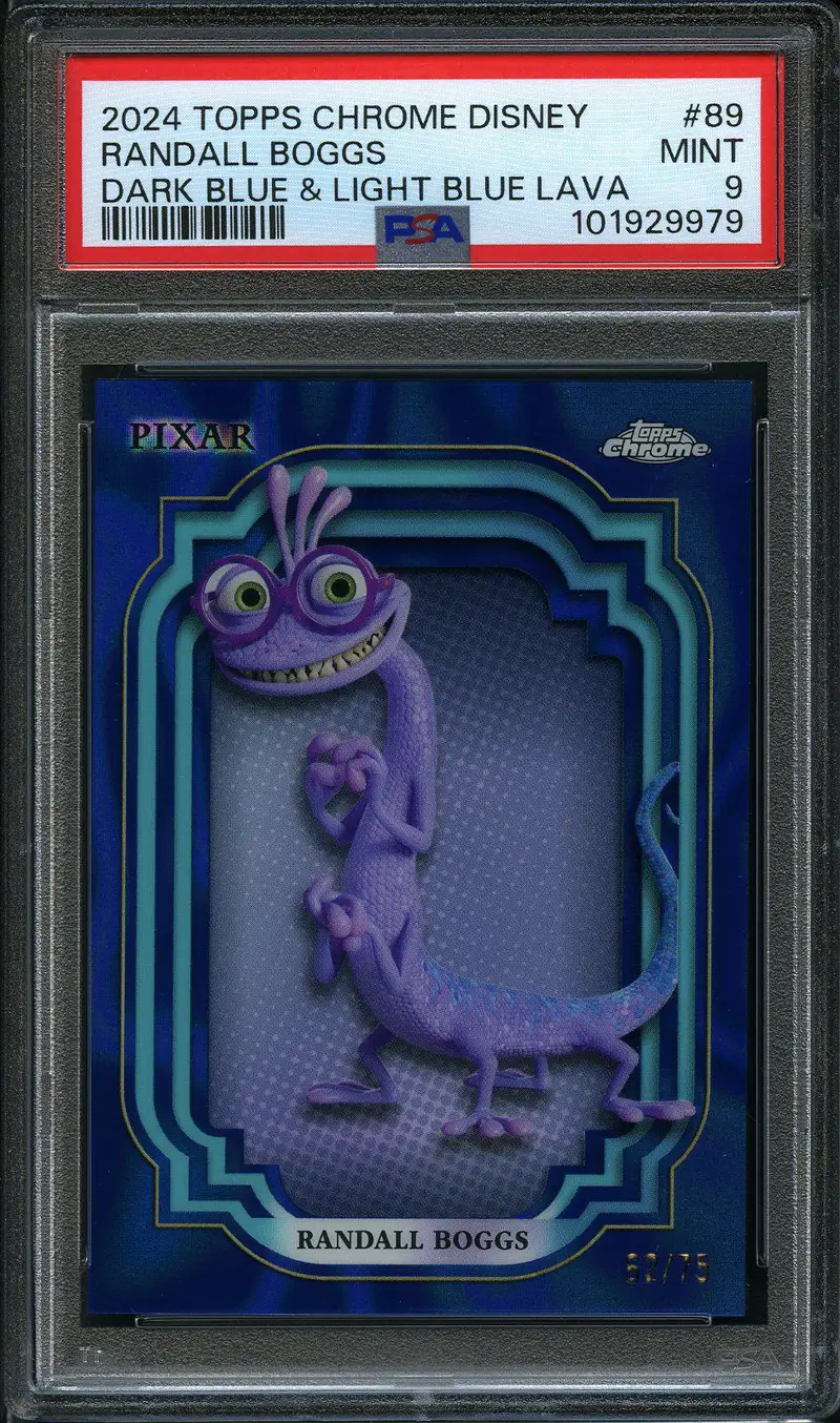 PSA 9 Randall Boggs Dark Blue & Light Blue Lava