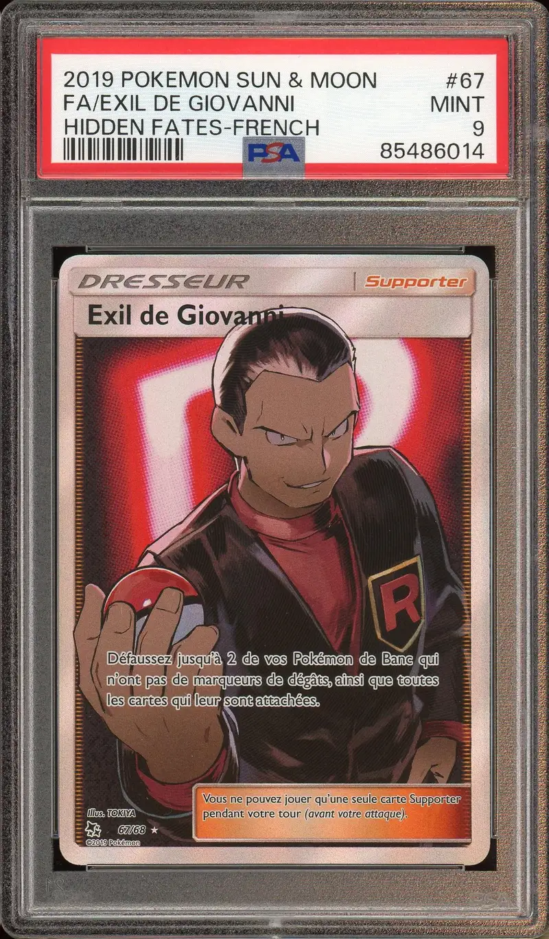 PSA 9 Exil de Giovanni