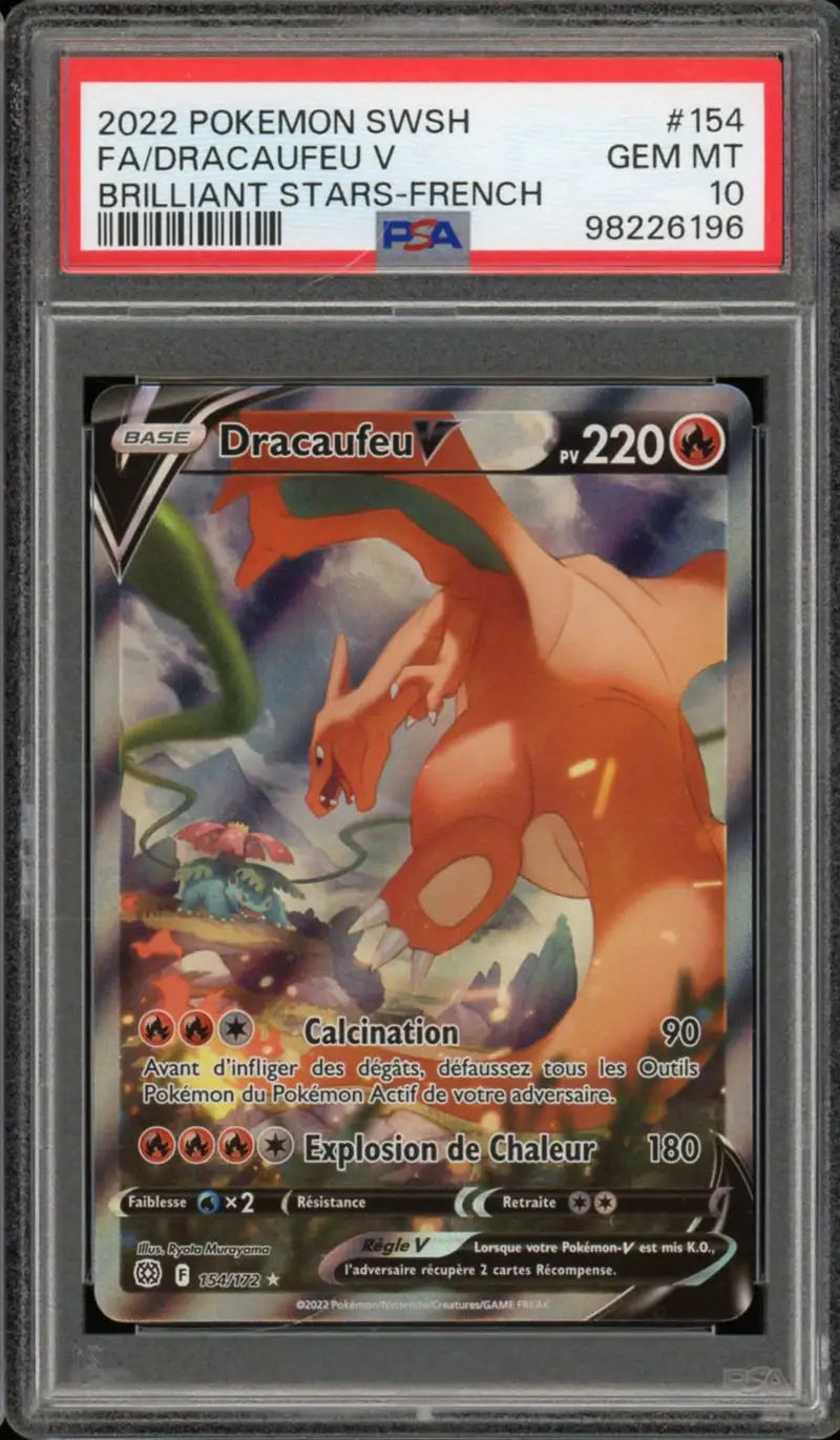 PSA 10 Dracaufeu V