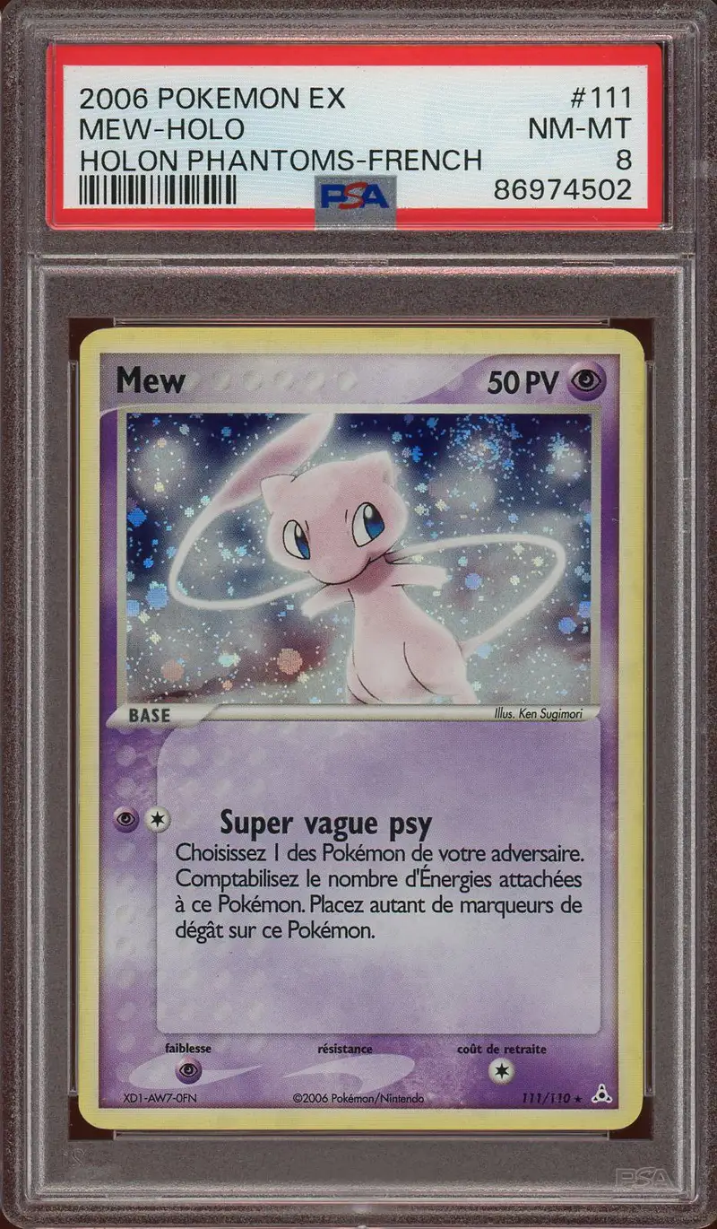 PSA 8 Mew Holo