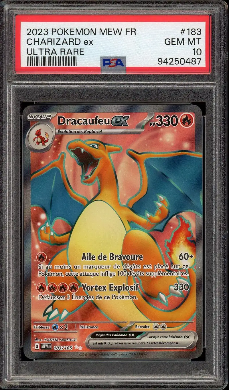 PSA 10 Dracaufeu Ex