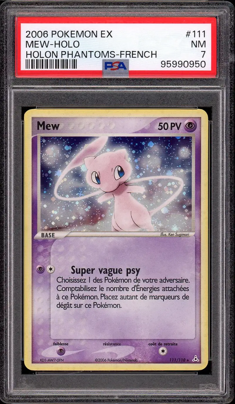 PSA 7 Mew Holo