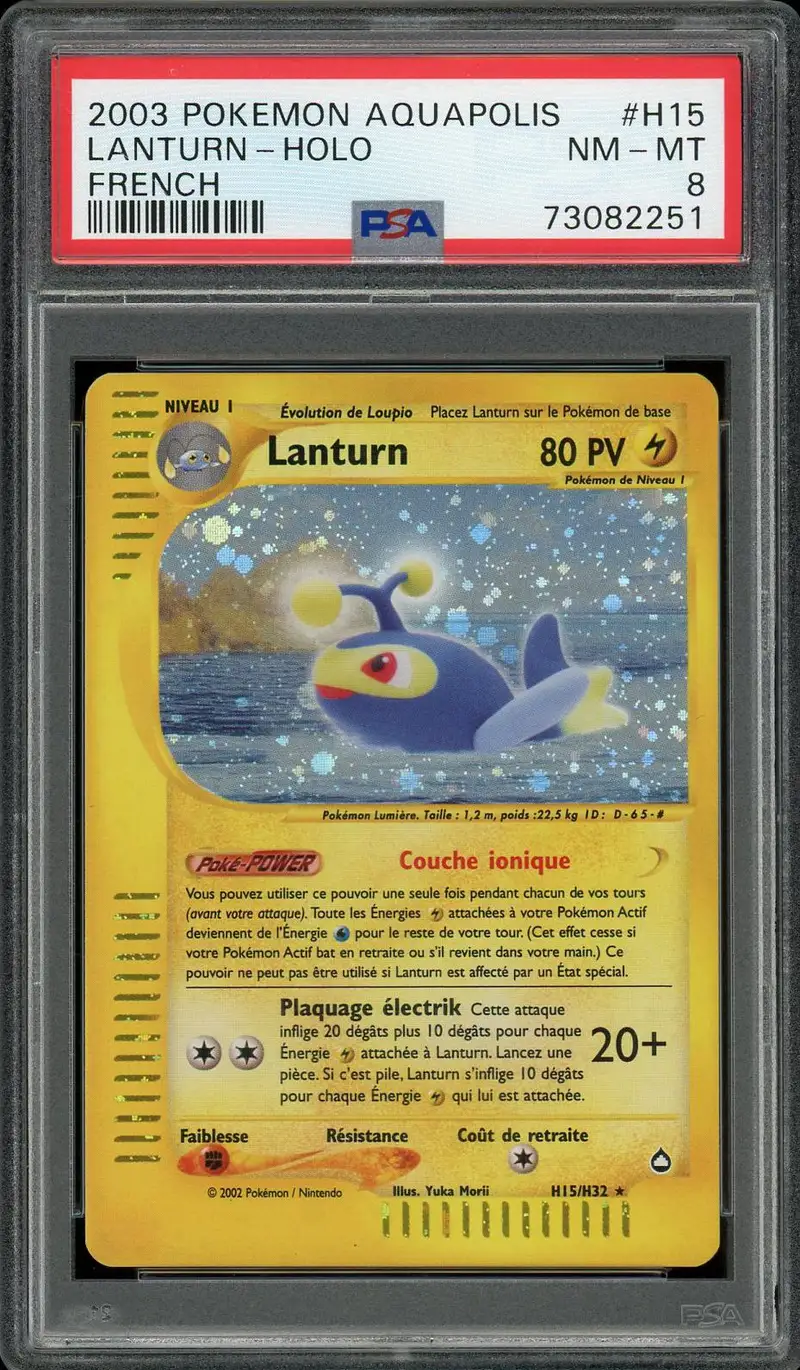 PSA 8 Lanturn Holo