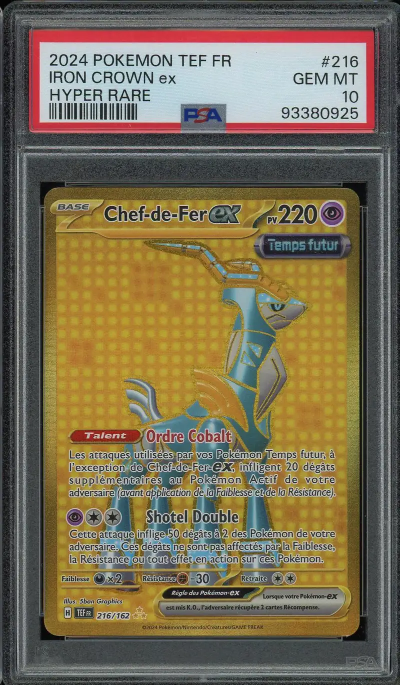 PSA 10 Chef-de-Fer Ex Gold