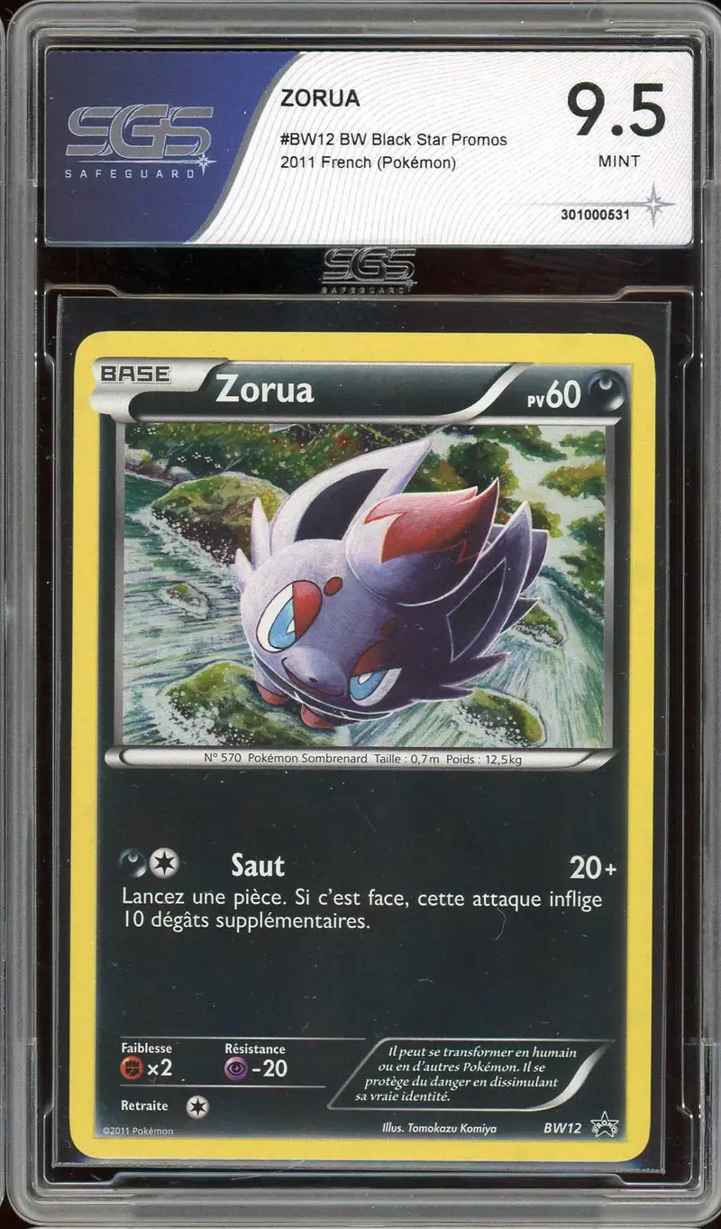 SGS 9.5 Zorua Holo