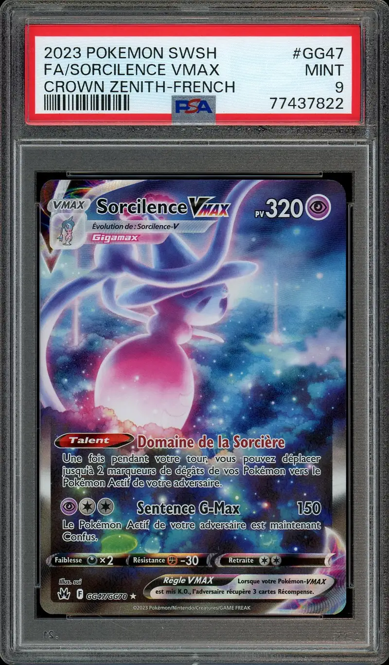 PSA 9 Sorcilence VMax