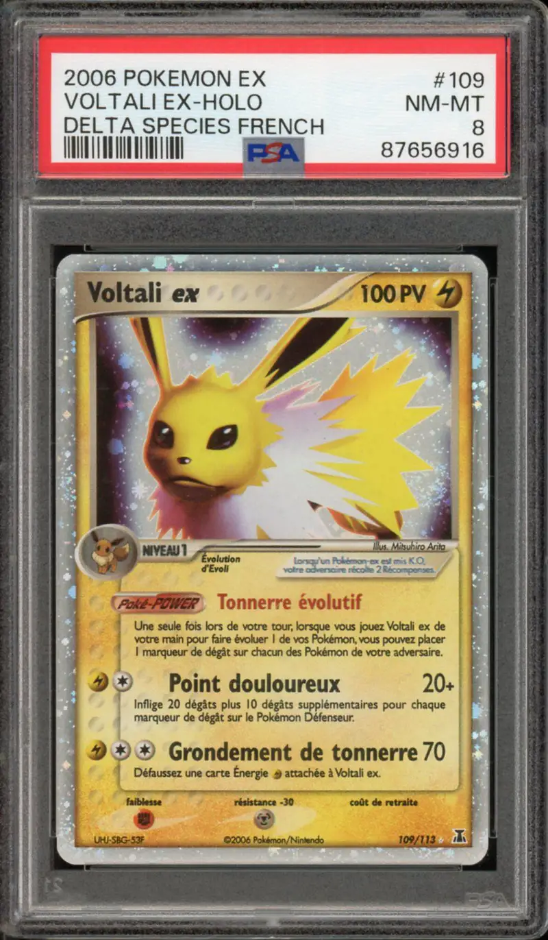PSA 8 Voltali Ex
