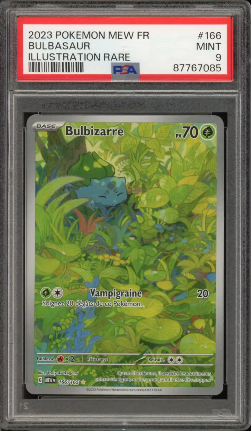 PSA 9 Bulbizarre