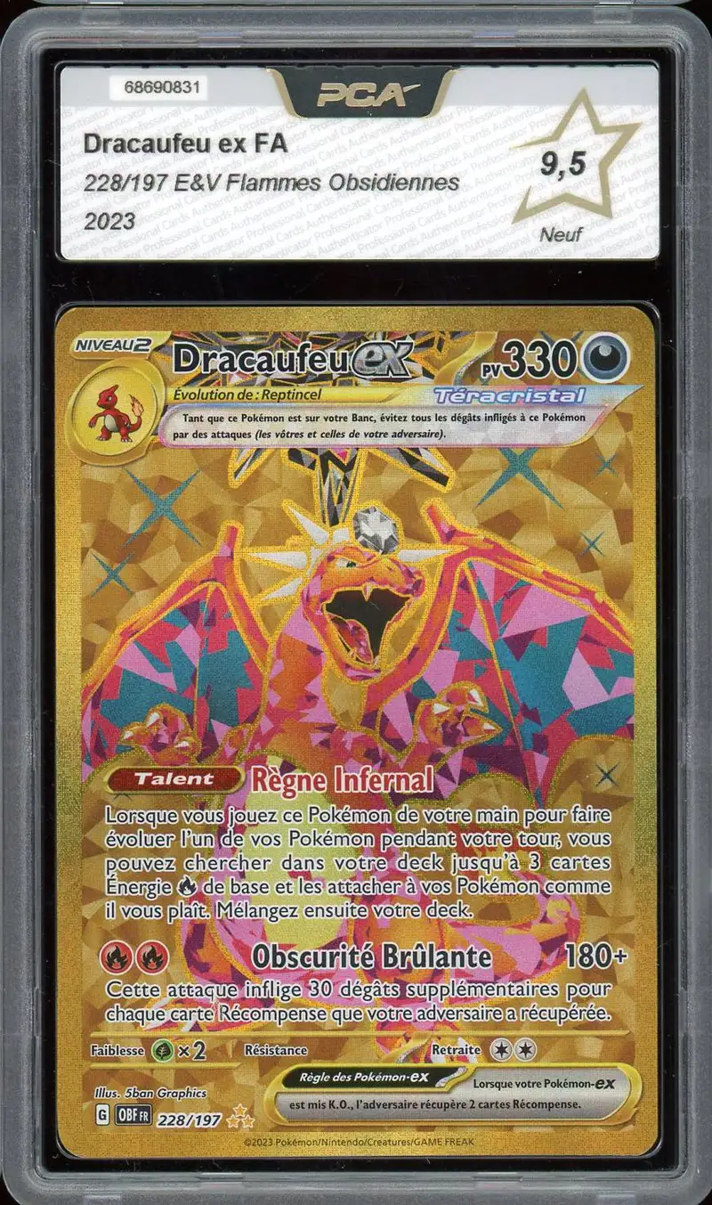 PCA 9.5 Dracaufeu Ex Gold