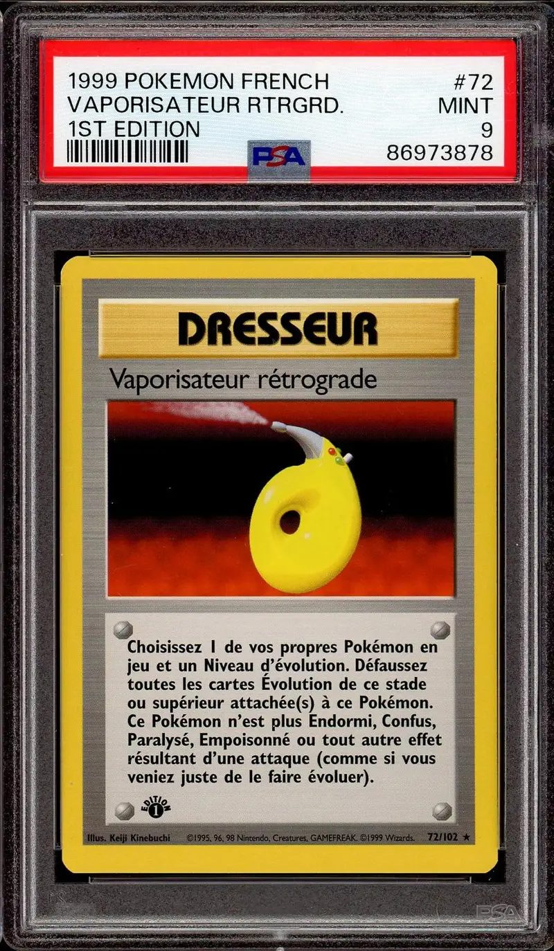 PSA 9 Vaporisateur Rétrograde