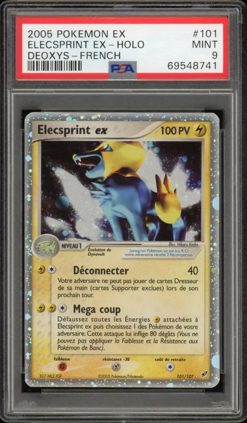 PSA 9 Elecsprint Ex