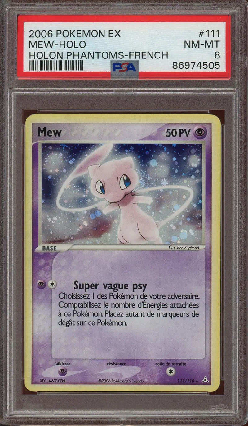 PSA 8 Mew Holo