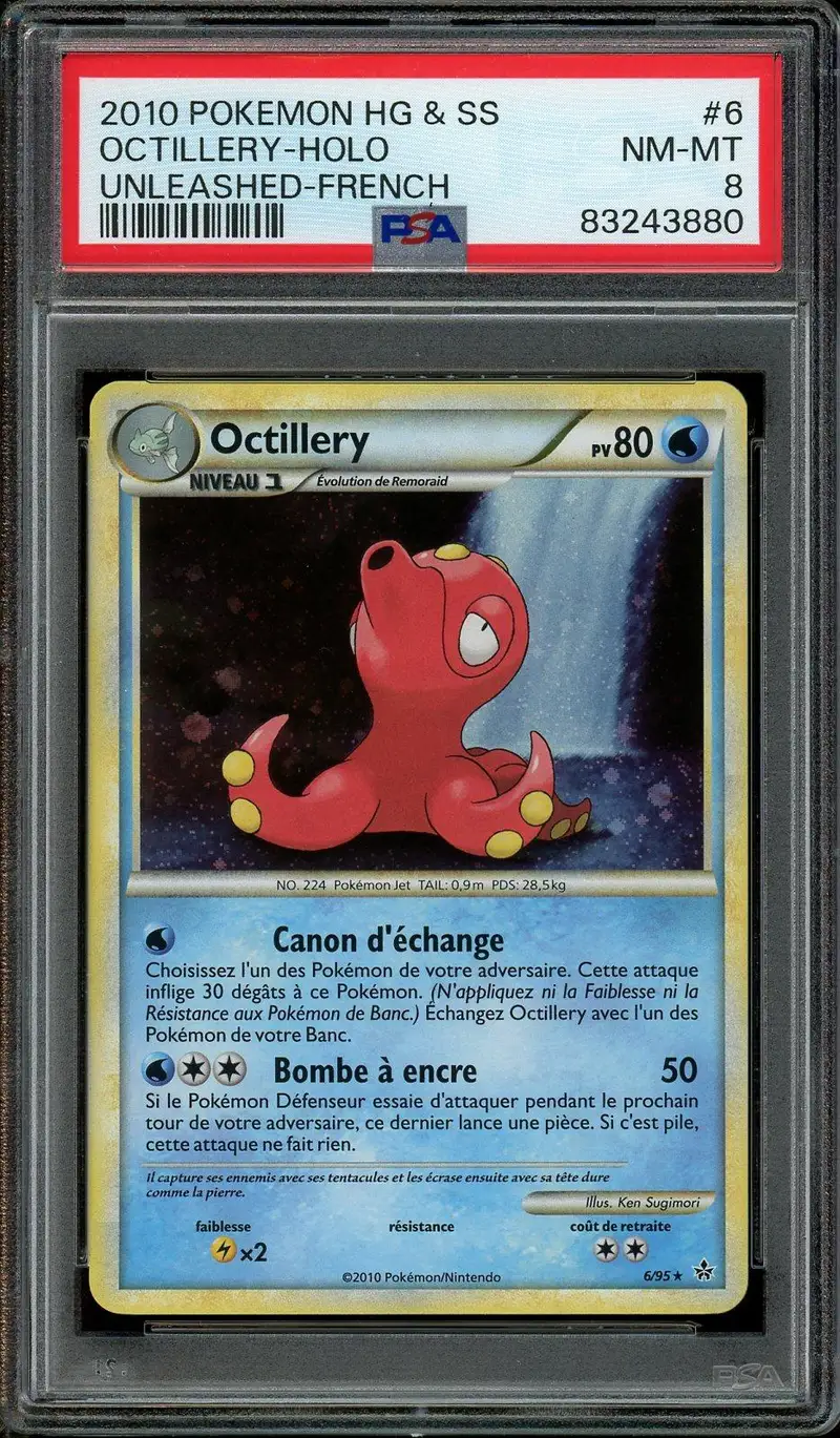 PSA 8 Octillery Holo