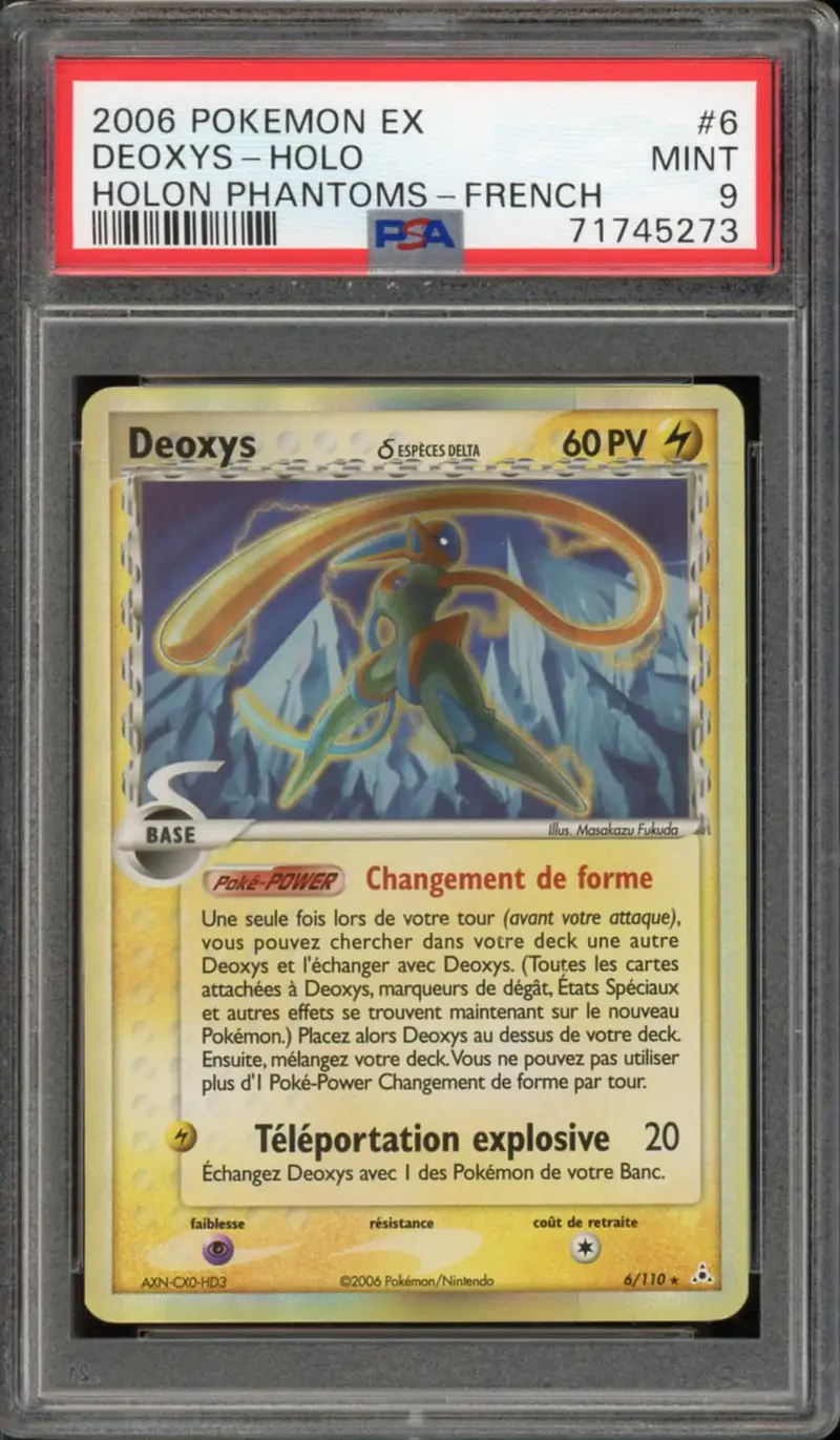 PSA 9 Deoxys Holo
