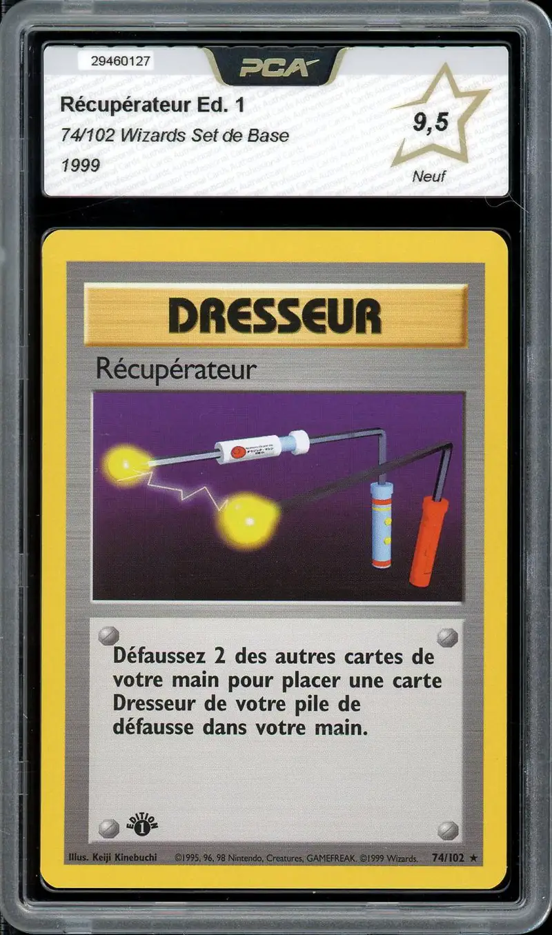 PCA 9.5 Récupérateur