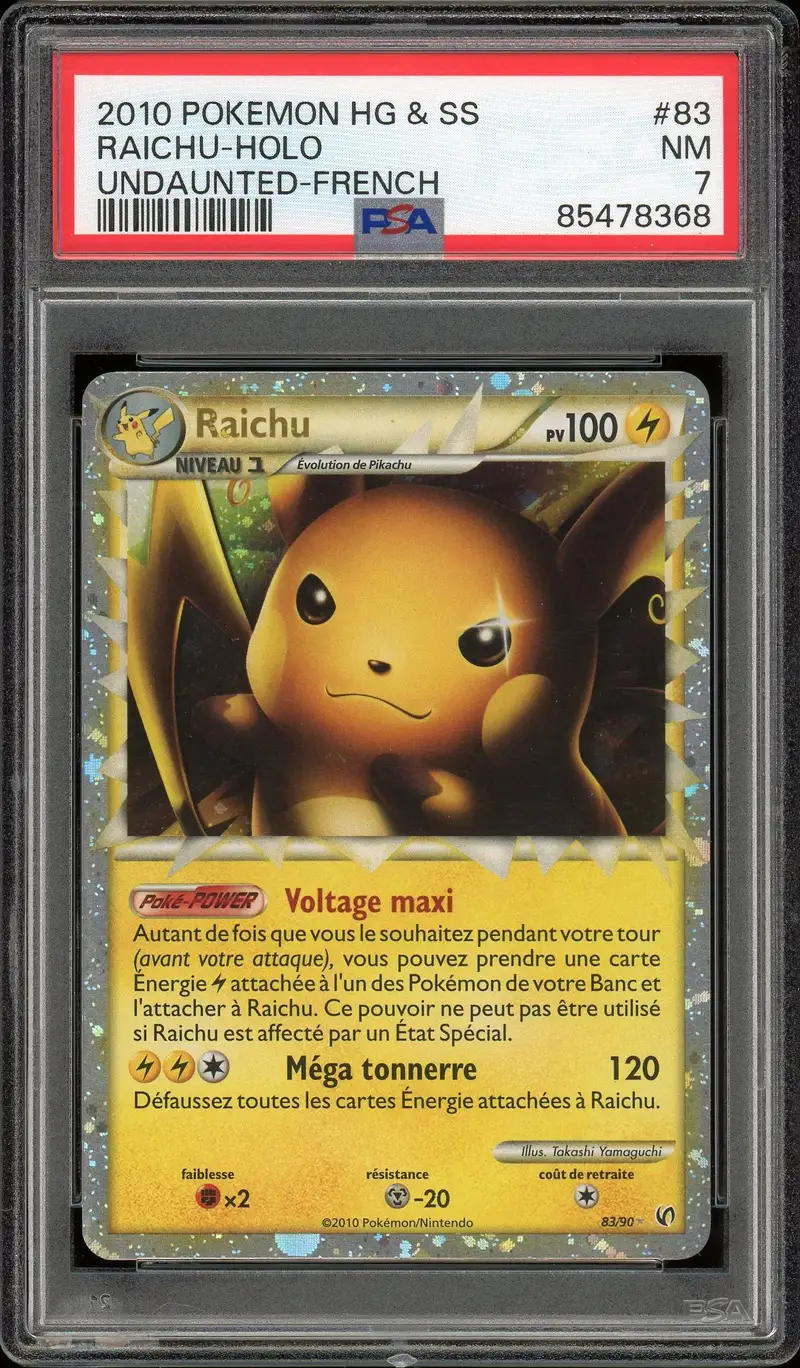 PSA 7 Raichu Prime